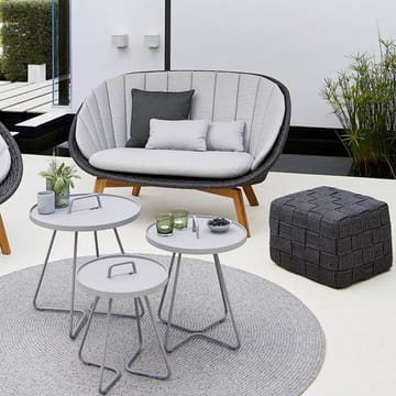 Kubus poef - Light grey - Cane-line