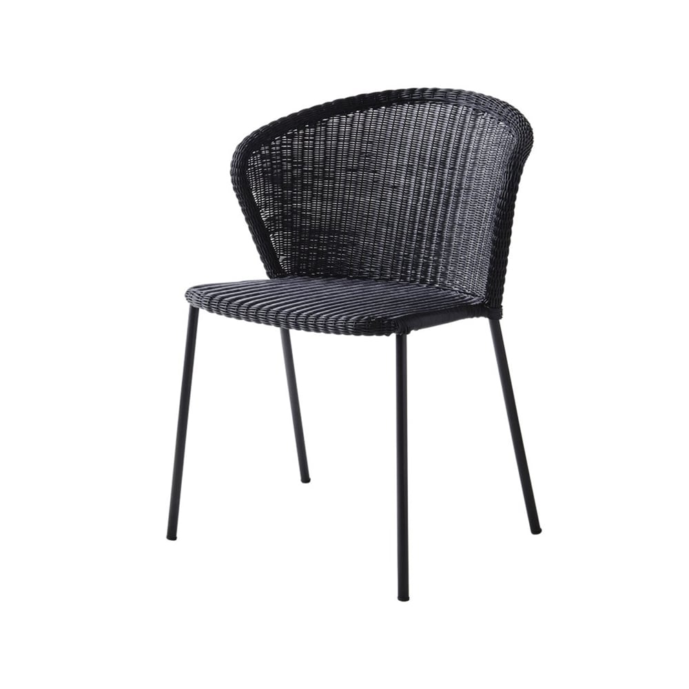 Cane-line Lean stoel Black, Cane-Line weave