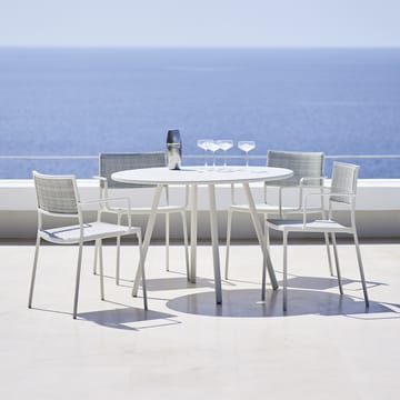 Less armstoel - Natural-lava grey frame - Cane-line
