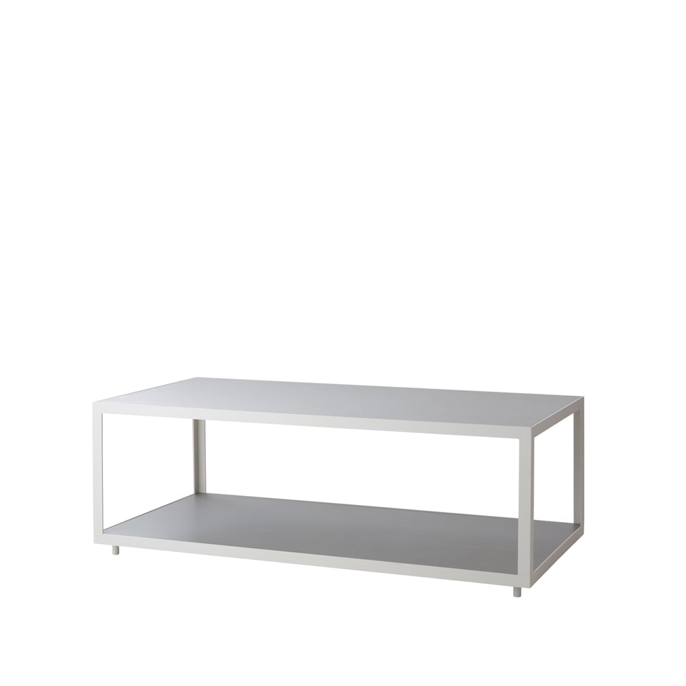 Cane-line Level salontafel keramiek 62x122 cm Light grey-white