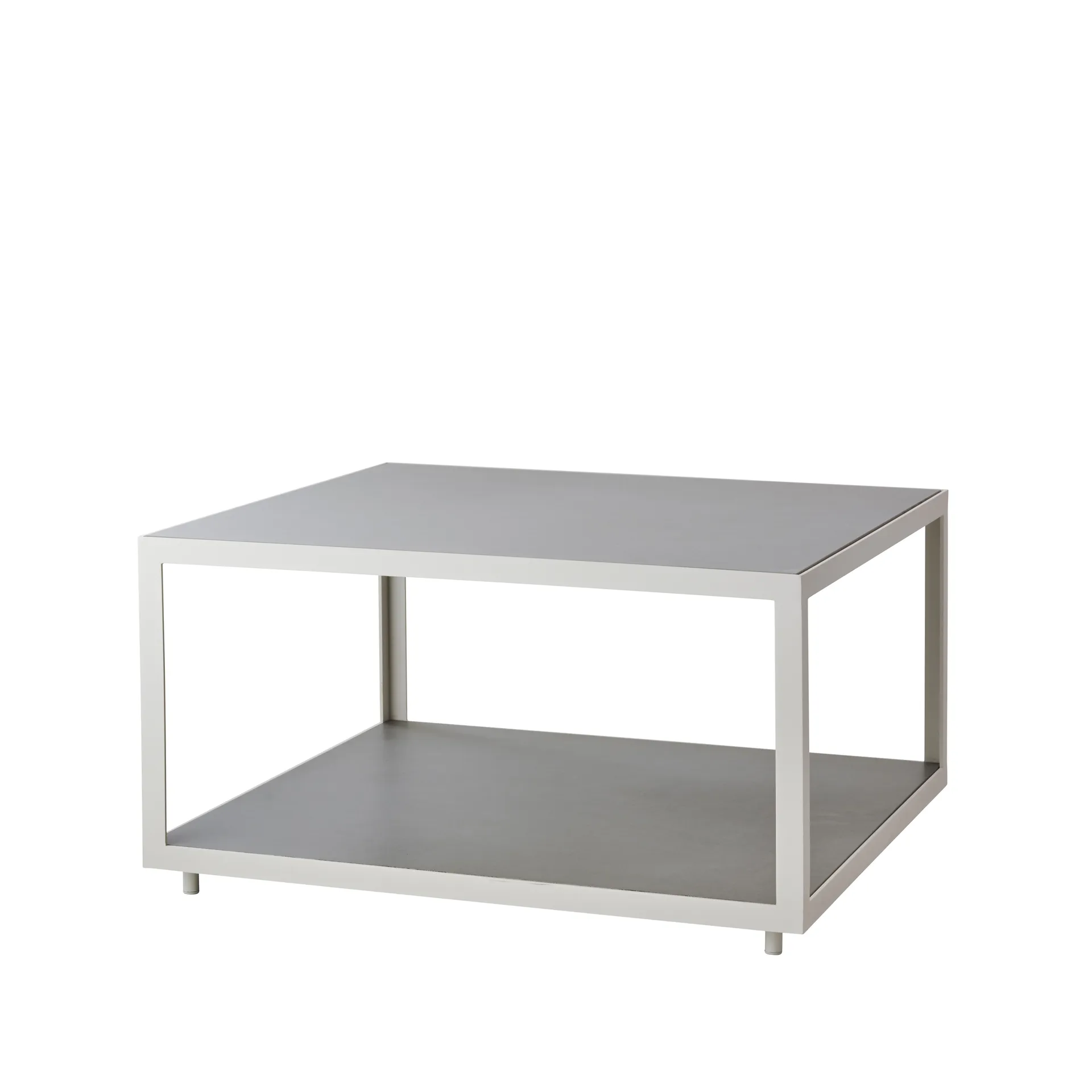 Level salontafel keramiek 79x79 cm, Light grey-white Cane-line