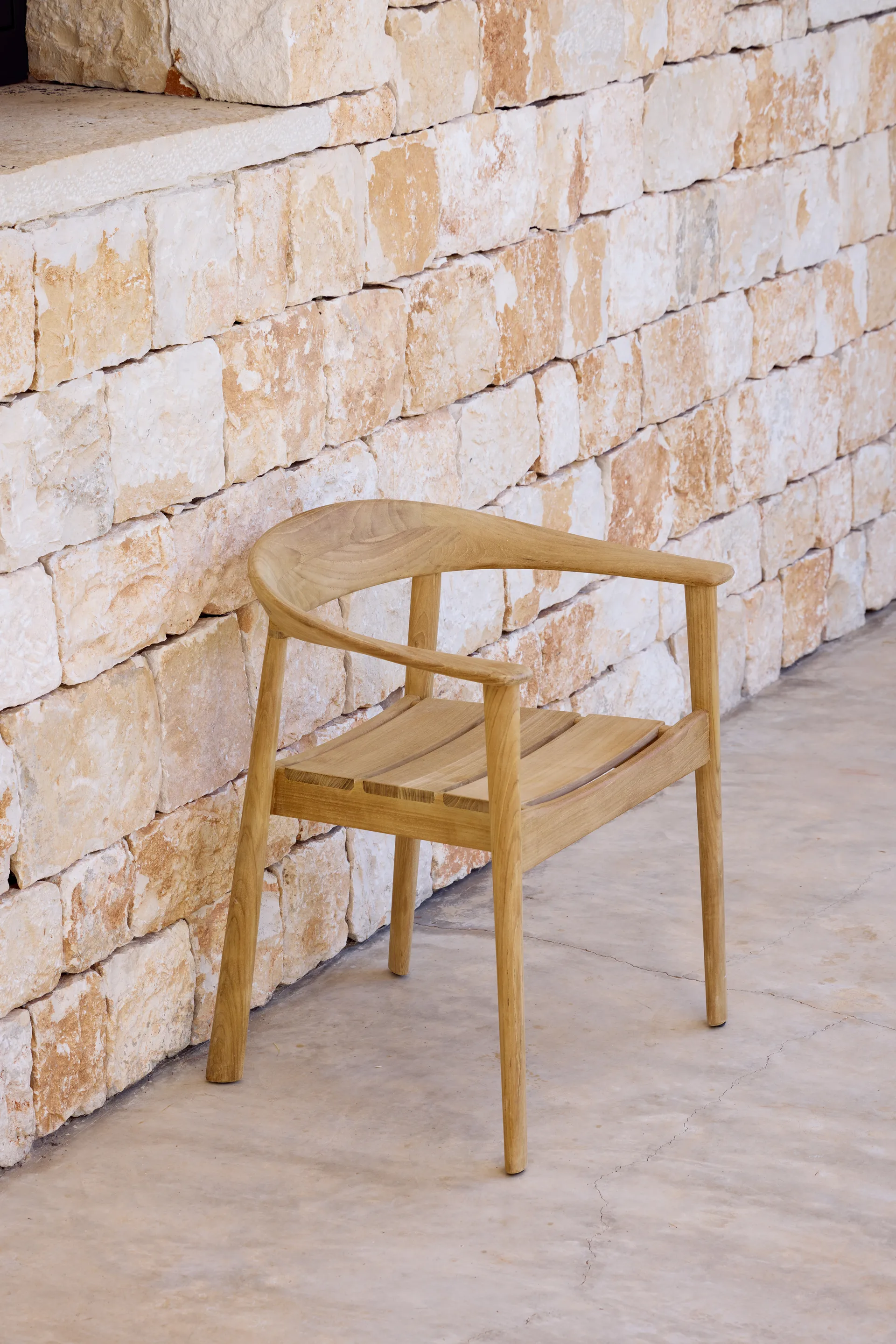 Majestic armstoel, Teak Cane-line