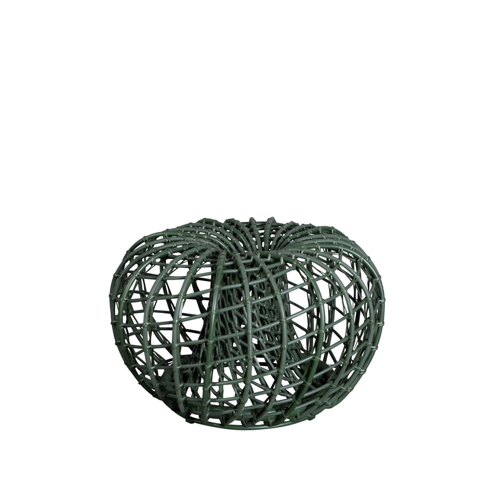 Cane-line Nest tafel/voetenbank Dark green, klein