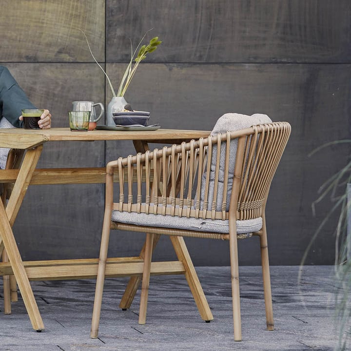 Ocean armstoel aluminium, Natural Cane-line