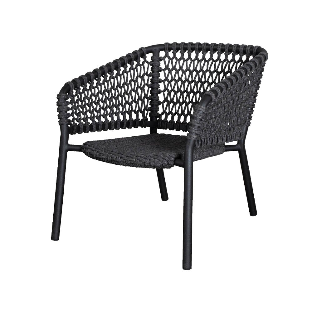 Cane-line Ocean loungestoel Dark grey | Scandinavisch Interieur | Tuinstoelen | Grijs