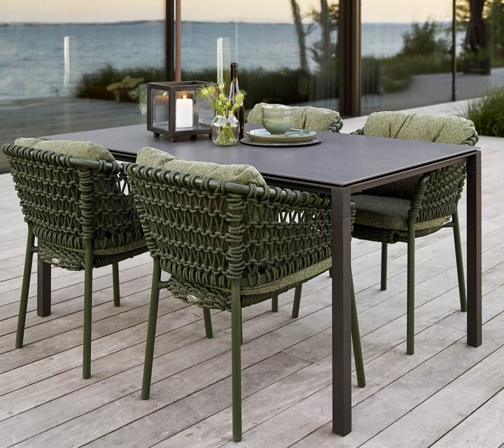 Ocean/Basket/Moments kussenset stoel - Wove dark green - Cane-line