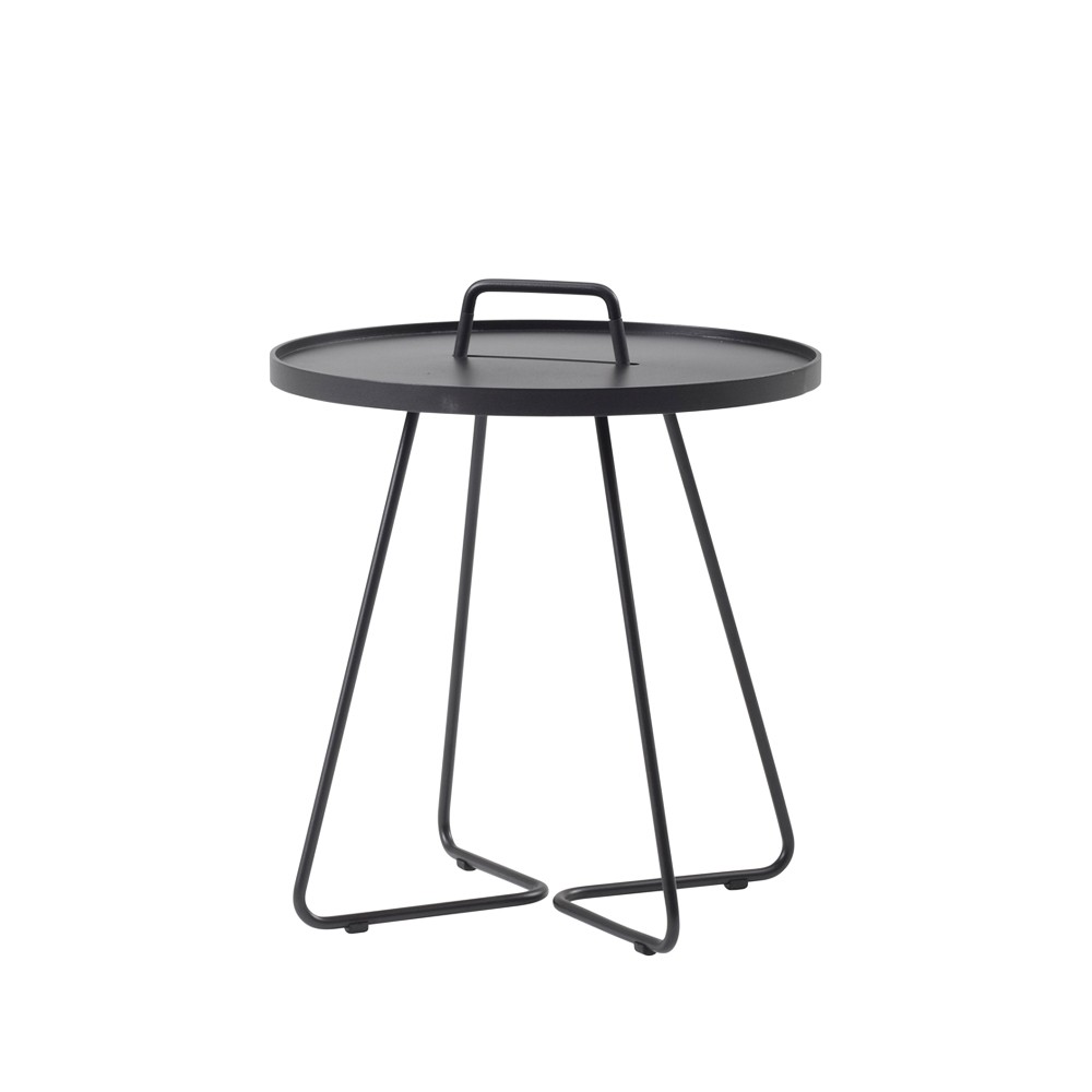 Cane-line On the move tafel Ø44 cm Black