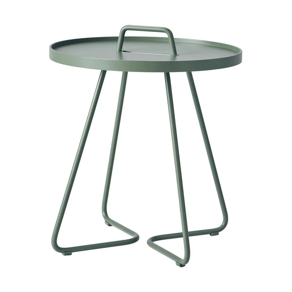 On the move tafel Ø44 cm, Dusty green Cane-line