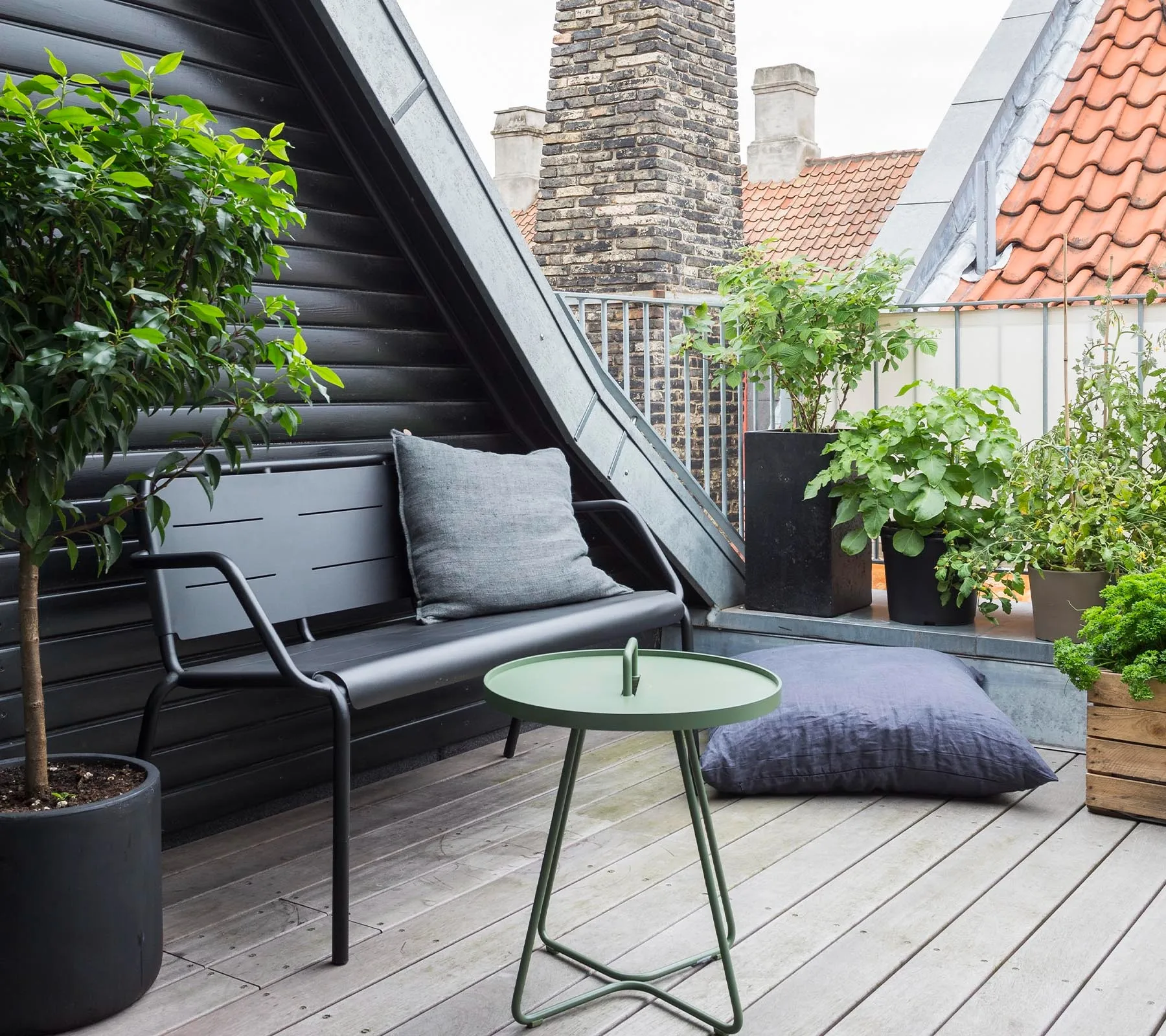 On the move tafel Ø44 cm, Sand Cane-line