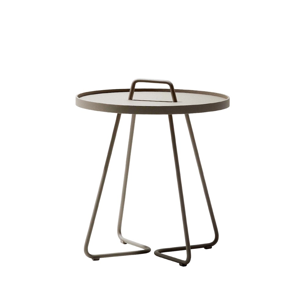 Cane-line On the move tafel Ø44 cm Taupe