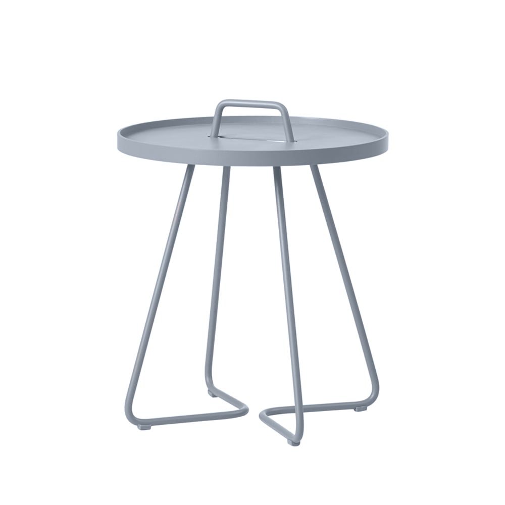 Cane-line On the movetafel o52 cm Light grey | Scandinavisch Interieur | Tuintafels | Grijs