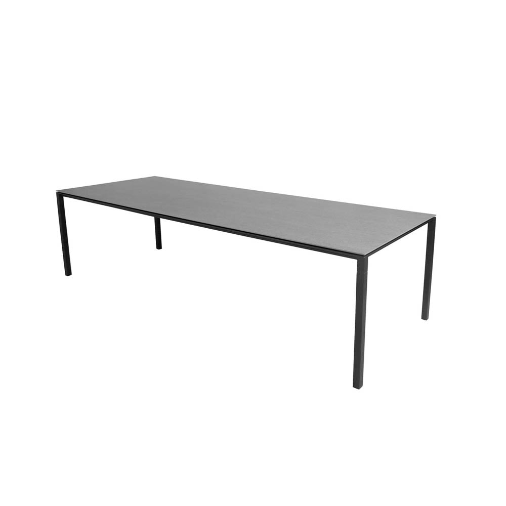 Cane-line Pure eettafel Basalt grey-lava grey 280x100 cm