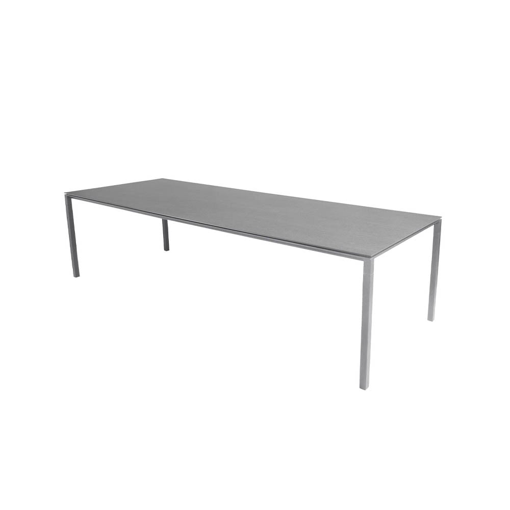 Cane-line Pure eettafel Basalt grey-licht grijs 280x100 cm