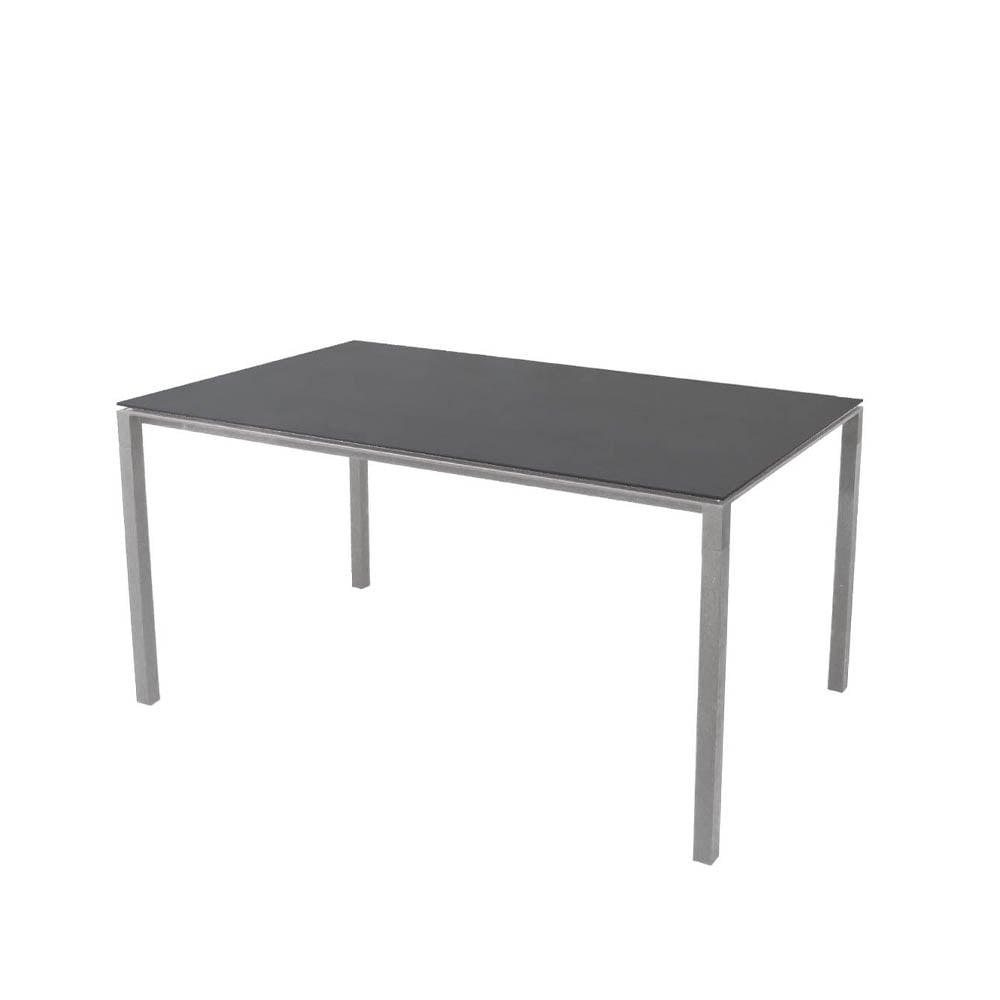 Cane-line Pure eettafel Basalt grey- lichtgrijs 150x90 cm