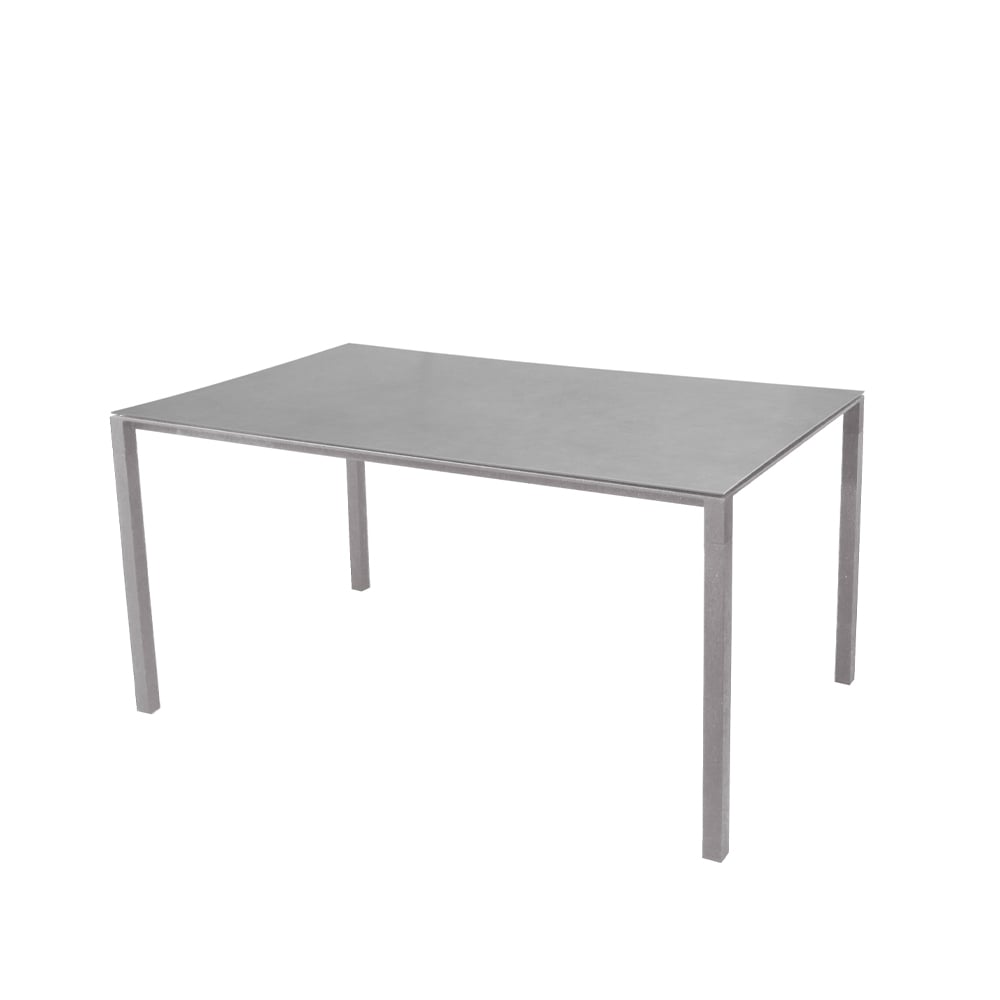 Cane-line Pure eettafel Concrete grey-licht grijs 150x90 cm