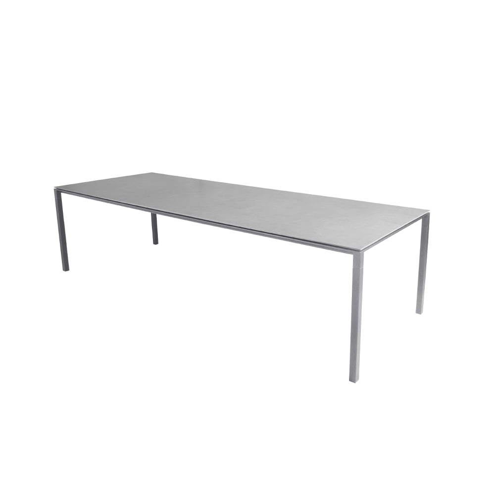 Cane-line Pure eettafel Concrete grey-licht grijs 280x100 cm