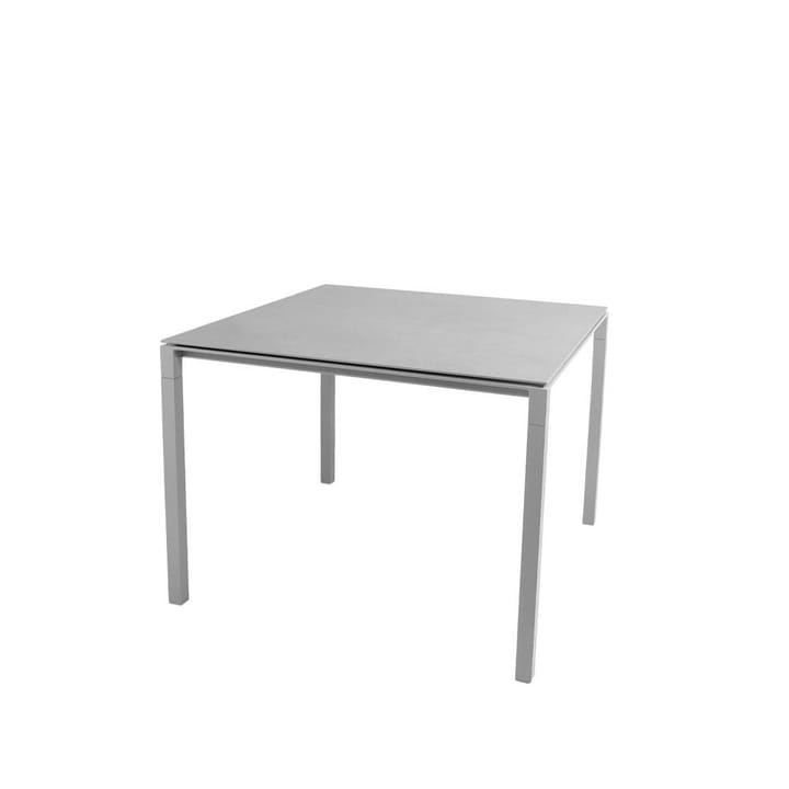 Pure eettafel - Concrete grey-lichtgrijs 100x100 cm - Cane-line
