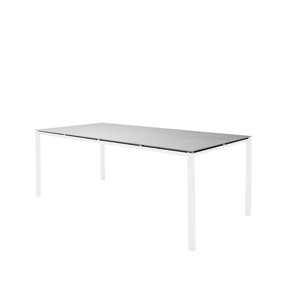 Cane-line Pure eettafel Concrete grey-wit 200x100 cm