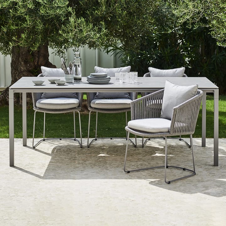 Pure eettafel, Fossil black-lava grey 200x100 cm Cane-line