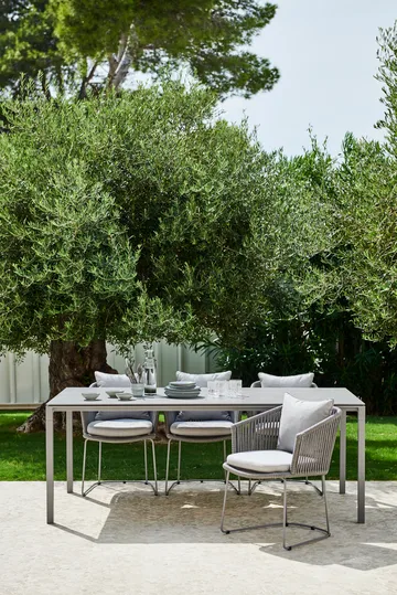 Pure tafel 200x100 cm Basalt grey-taupe - Cane-line
