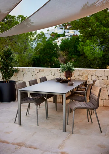 Pure tafel 200x100 cm Basalt grey-taupe - Cane-line