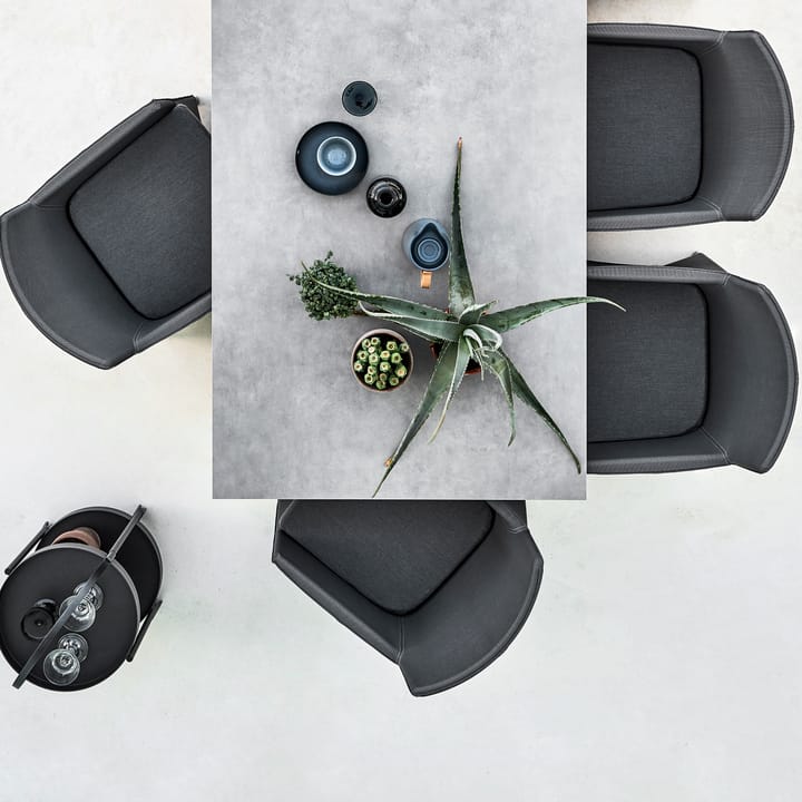 Pure tafel 200x100 cm Concrete grey-lava grey Cane-line