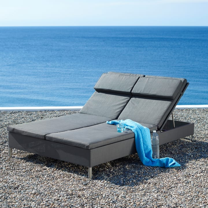 Rest ligstoel, Cane-Line Natté grey, enkel Cane-line
