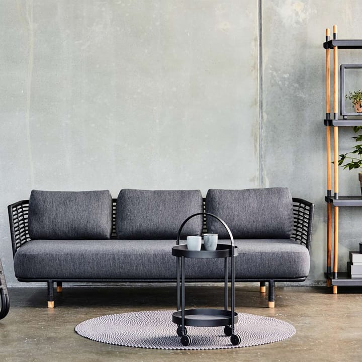 Roll roltafel, Lava grey Cane-line