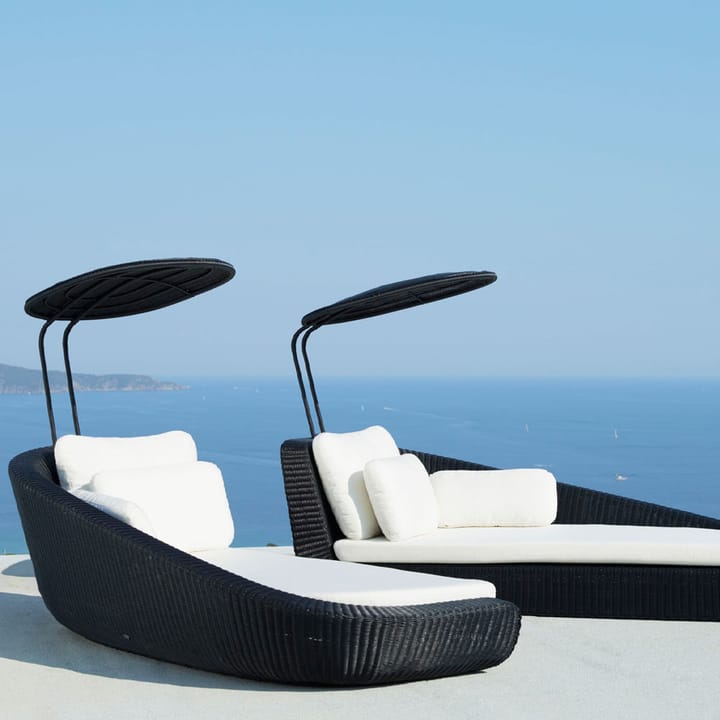 Savannah dagbed, Black, rechts Cane-line