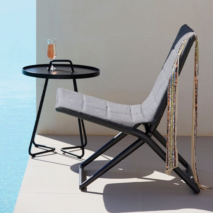 Traveller inklapbare stoel, Cane-Line airtouch grey Cane-line