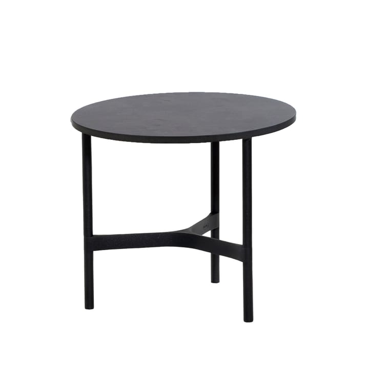 Twist salontafel klein Ø45 cm - Dark grey-lava grey - Cane-line