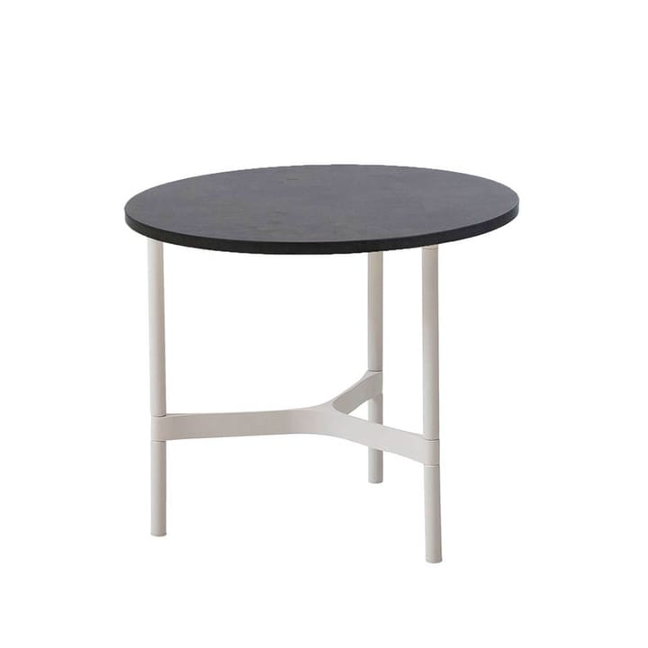 Twist salontafel klein Ø45 cm - Dark grey-white - Cane-line