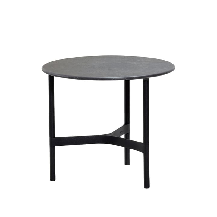 Twist salontafel klein Ø45 cm - Fossil black-lava grey - Cane-line