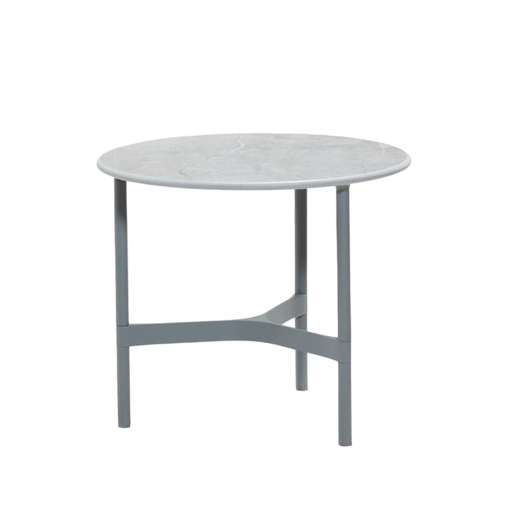 Twist salontafel klein Ø45 cm - Fossil grey-light grey - Cane-line