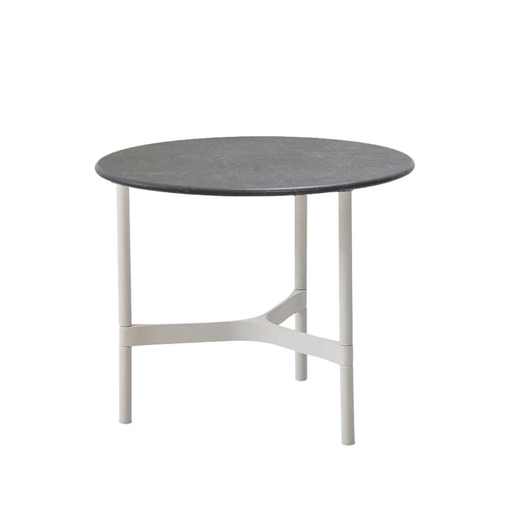 Twist salontafel klein Ø45 cm - Fossil grey-white - Cane-line