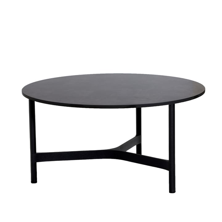 Twist salontafel large Ø90 cm - Dark grey-lava grey - Cane-line