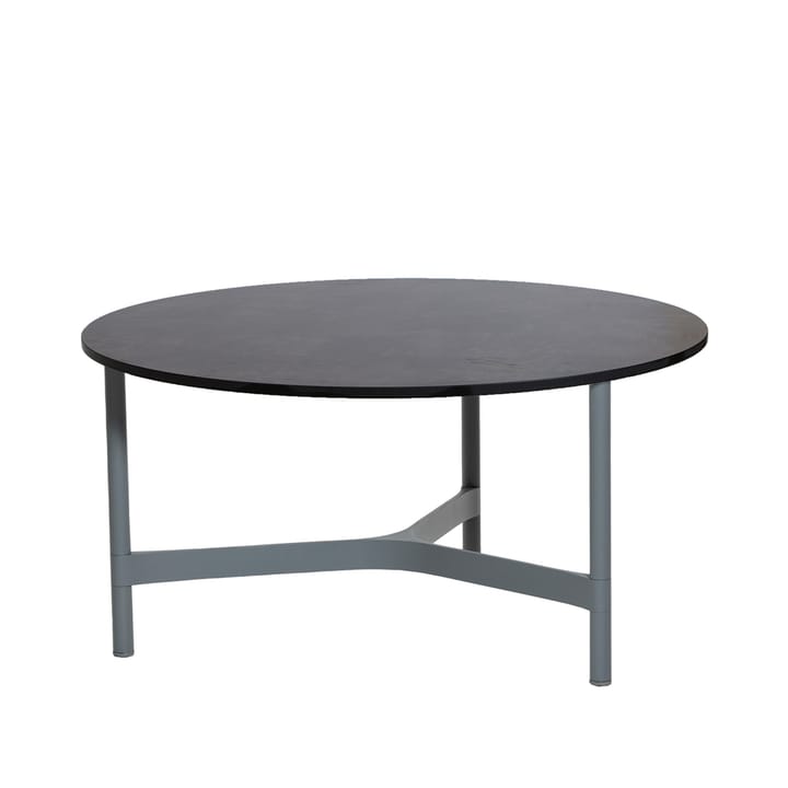 Twist salontafel large Ø90 cm - Dark grey-light grey - Cane-line