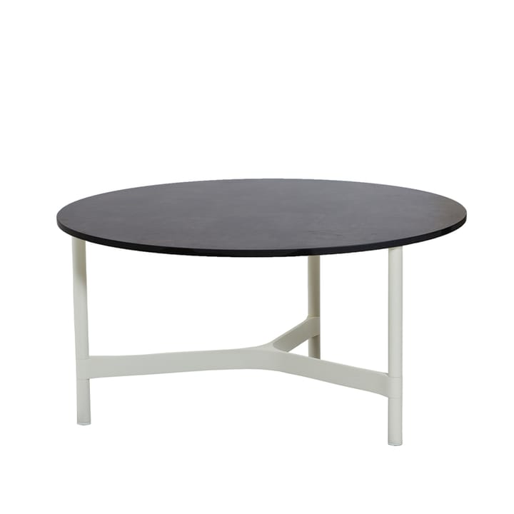 Twist salontafel large Ø90 cm - Dark grey-white - Cane-line