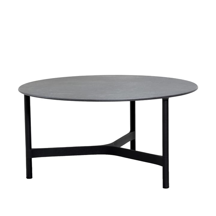 Twist salontafel large Ø90 cm - Fossil black-lava grey - Cane-line