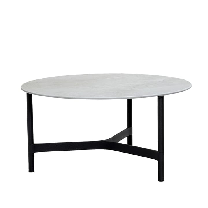 Twist salontafel large Ø90 cm - Fossil grey-lava grey - Cane-line