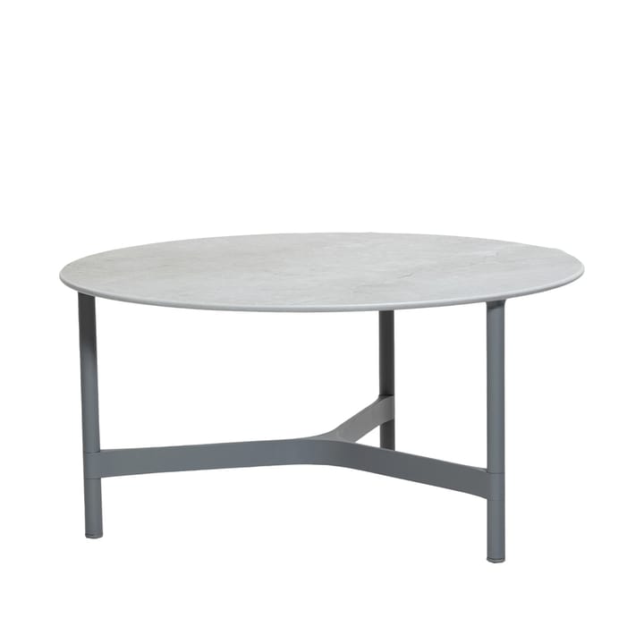 Twist salontafel large Ø90 cm - Fossil grey-light grey - Cane-line