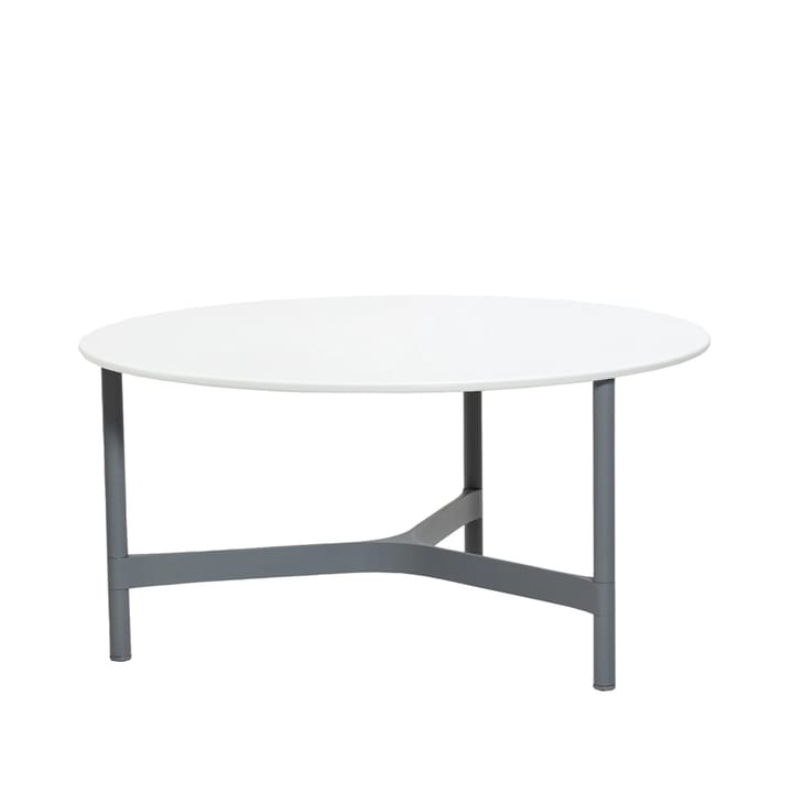 Twist salontafel large Ø90 cm - White-light grey - Cane-line