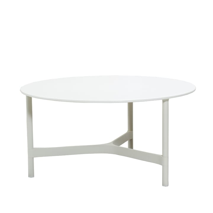 Twist salontafel large Ø90 cm - White-white - Cane-line