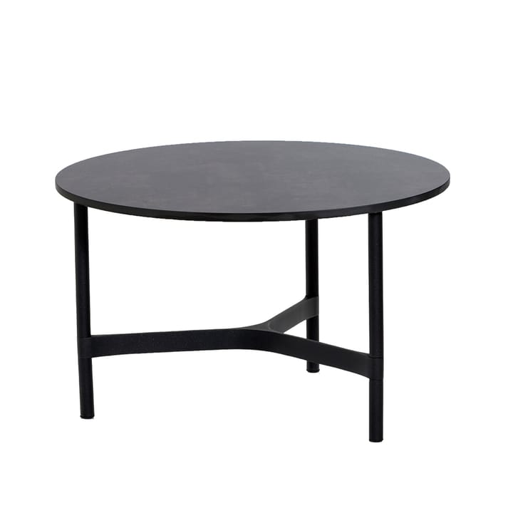 Twist salontafel medium Ø70 cm - Dark grey-lava grey - Cane-line