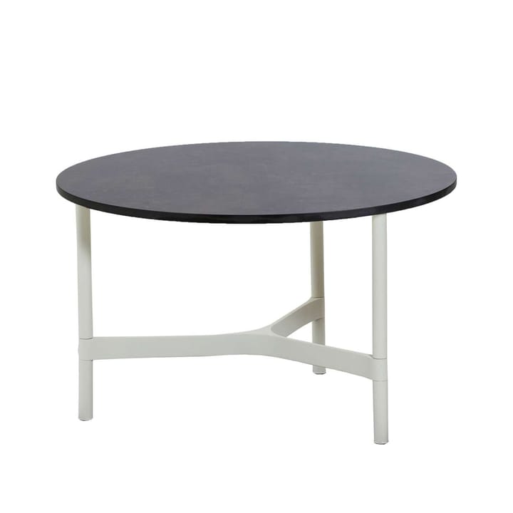 Twist salontafel medium Ø70 cm - Dark grey-white - Cane-line