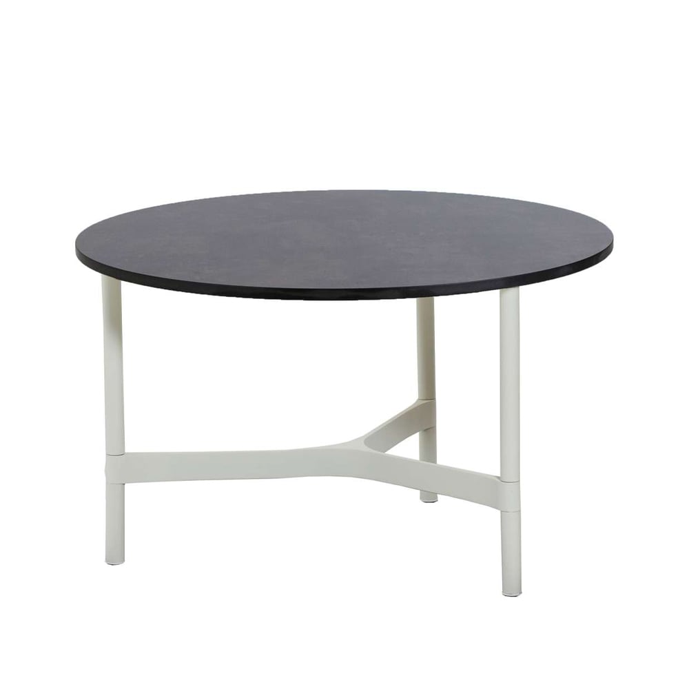 Cane-line Twist salontafel medium o70 cm Dark grey-white
