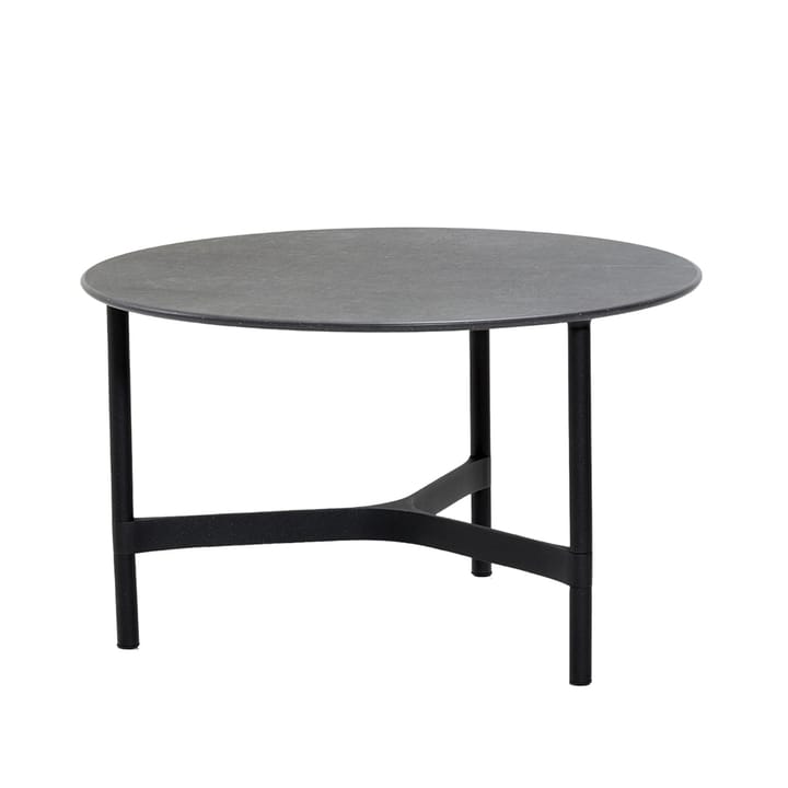 Twist salontafel medium Ø70 cm - Fossil black-lava grey - Cane-line