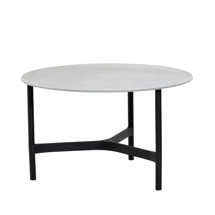 Twist salontafel medium Ø70 cm - Fossil grey-lava grey - Cane-line