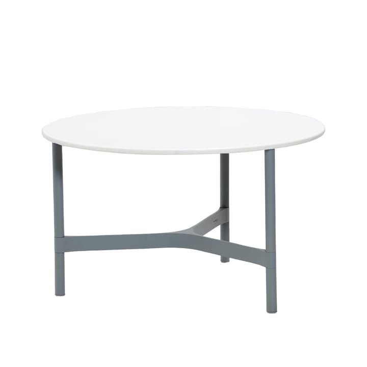 Twist salontafel medium Ø70 cm - White-light grey - Cane-line