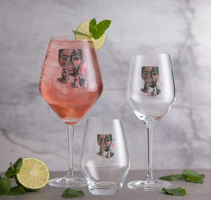 Butterfly Queen rosé-/wittewijnglas, 40 cl Carolina Gynning